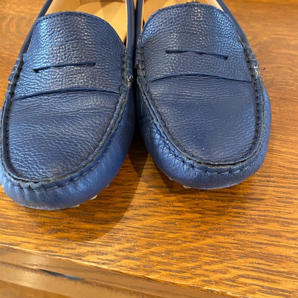 Blue M. Gemi Pastoso Driving Mocs Loafers Navy 40 fits 8.5 Perfectly!  Classic! - Picture 7 of 12